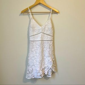 Abercrombie & Fitch white lace dress